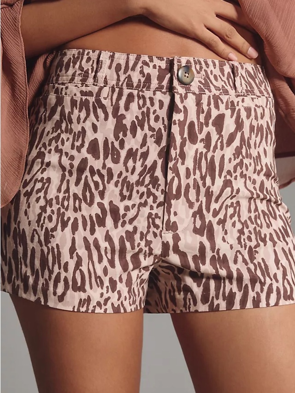 NEW Maeve The Ettie Shorts In Animal Print Size 26